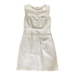 Diane Von Furstenberg Cream White Sleeveless Dress Bachelorette Wedding